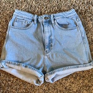 High Rise Mom Shorts